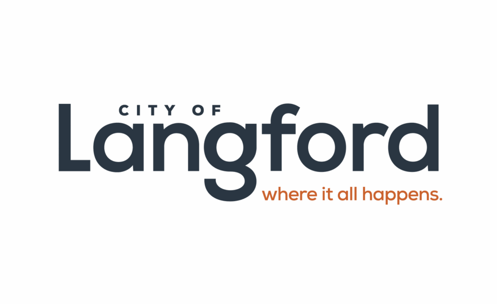 city of langford tag blue City of Langford with Tag 1